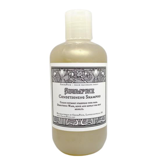 Conditioning shampoo free of parabens and SLS. 